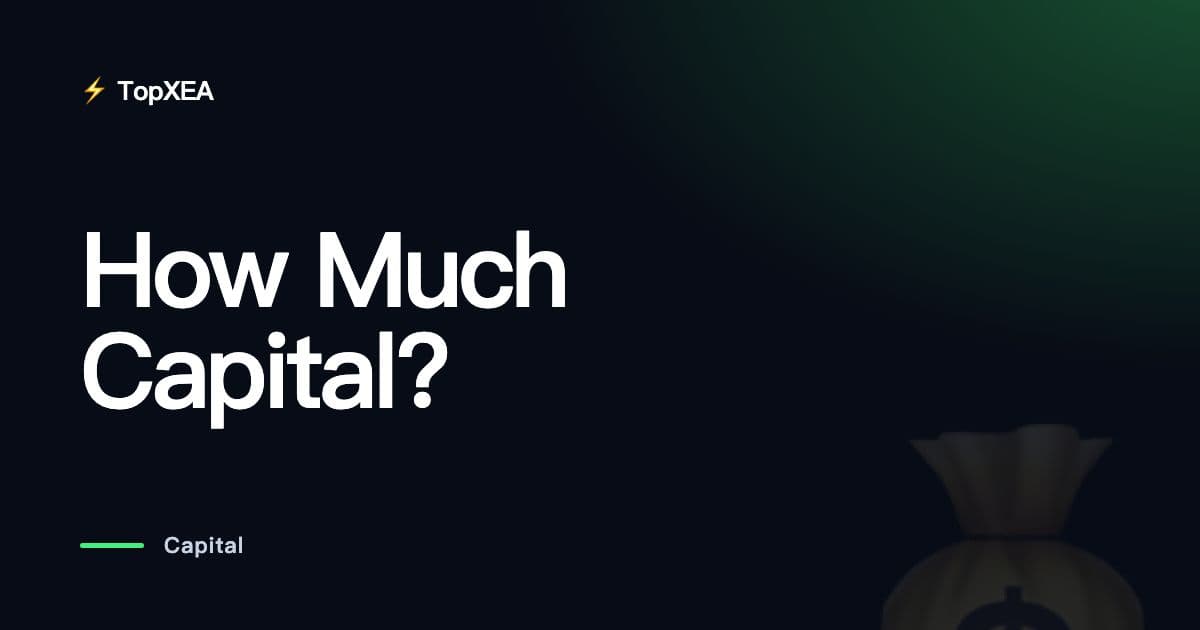 How Much Capital to Start an EA? Size It by Strategy, Not a Flat Number
