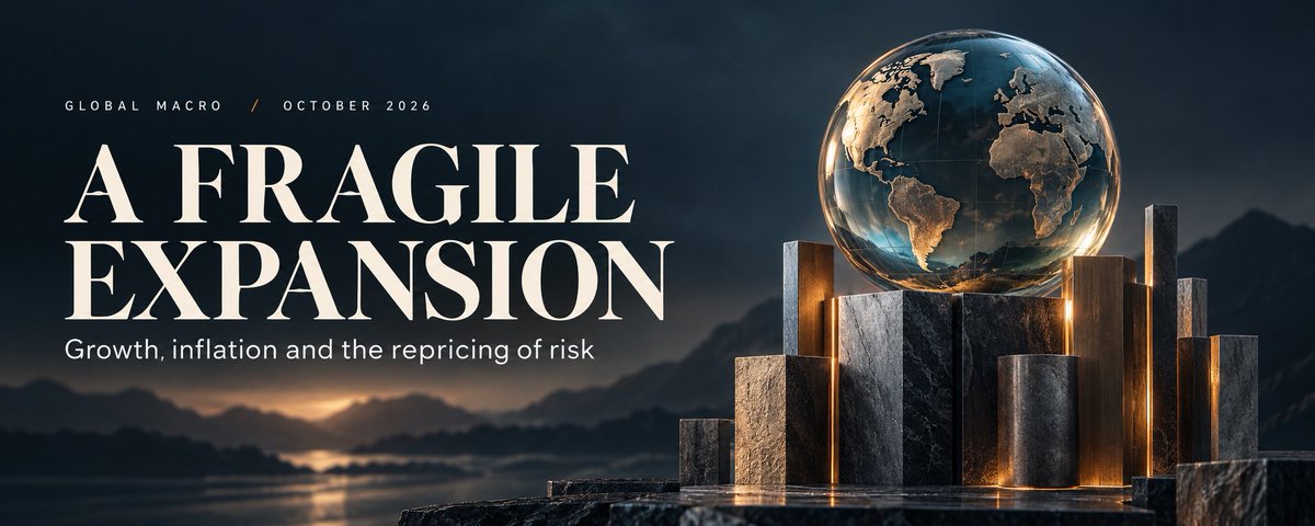 A Fragile Expansion: Growth, inflation and the repricing of risk. Global macro, October 2026.